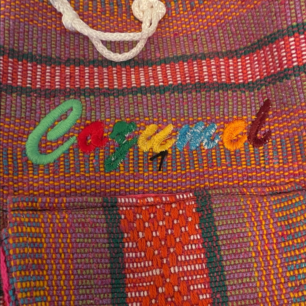Colorful Woven Backpack - Picture 3 of 4